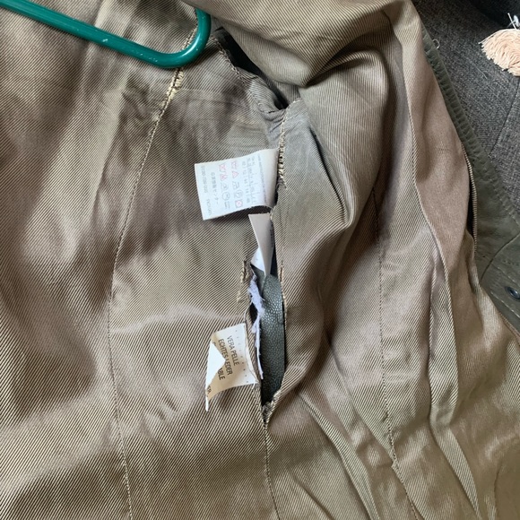 MaxMara Vintage Green Women’s Genuine Leather Jacket made in Italy (US SZ 12) - Picture 14 of 16